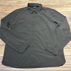 North Face Men’s XL button down- Gray